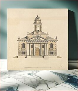 Πίνακας, Design for a Church: Elevation of the West Front