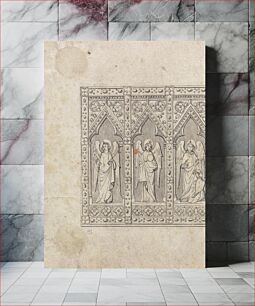 Πίνακας, Design for a Gothic Church Altar and Organ