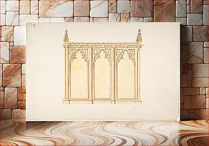 Πίνακας, Design for a Gothic Paneling