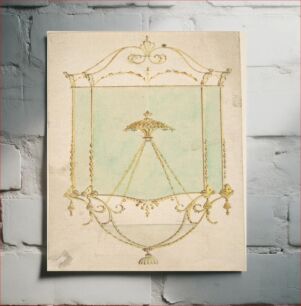 Πίνακας, Design for a Hall Lantern, Elevation, attributed to James wyatt