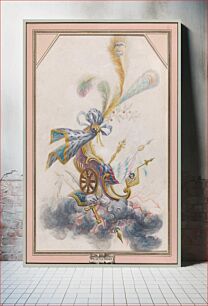 Πίνακας, Design for a Lampas Silk with a Triumphal Chariot on a Cloud