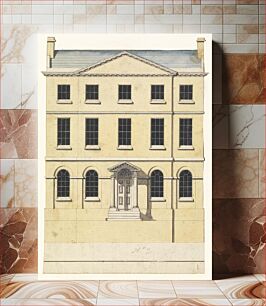 Πίνακας, Design for a London Townhouse: Elevation