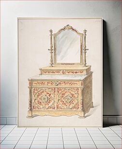 Πίνακας, Design for a Marble-topped Cabinet and Mirror