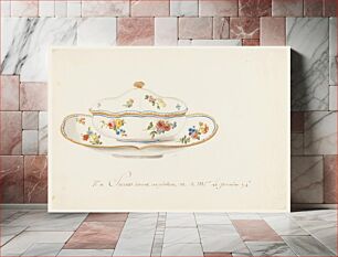 Πίνακας, Design for a Painted Porcelain Sugar Bowl and Stand