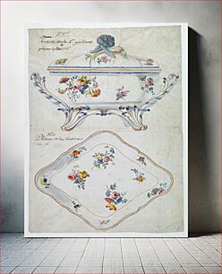 Πίνακας, Design for a Painted Porcelain Tureen and Tray