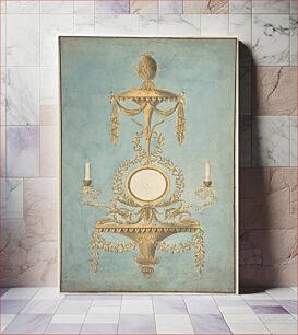 Πίνακας, Design for a Sconce with a Mirror by John Yenn