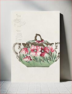 Πίνακας, Design for a Sugar Bowl (1880-1910) by Noritake Factory