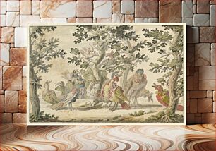 Πίνακας, Design for a Tapestry or a Painted Wall Hanging by Daniel Marot