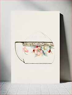 Πίνακας, Design for a Teacup (1880-1910) by Noritake Factory