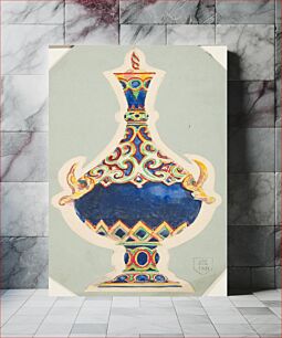 Πίνακας, Design for a Vase with Lid