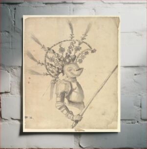 Πίνακας, Design for an Armor with Tournament Headdress by Baccio del Bianco
