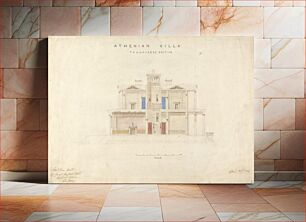 Πίνακας, Design for an Athenian Villa, Transverse Section