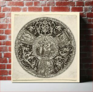 Πίνακας, Design for an Engraved Tazza with an Allegory of Charity, Theodor De Bry