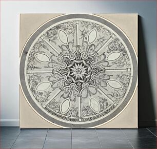 Πίνακας, Design for an Inlaid Circular Table Top, with Alternatives (c. 1800) byItalian 18th Century & French 18th Century