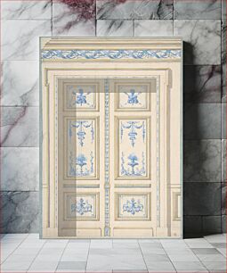 Πίνακας, Design for Bedroom Doors, Hôtel de Jagan by Jules Edmond Charles Lachaise and Eugène Pierre Gourdet