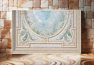Πίνακας, Design for Ceiling, Bedroom of Mme de Marconnoy by Jules Edmond Charles Lachaise and Eugène Pierre Gourdet