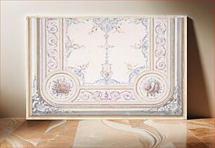 Πίνακας, Design for Ceiling of the Duchess of Newcastle's Petit Salon, Hôtel Hope by Jules Edmond Charles Lachaise and Eugène Pierre Gourdet