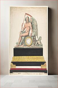 Πίνακας, Design for Clock, Anonymous, French, 19th century