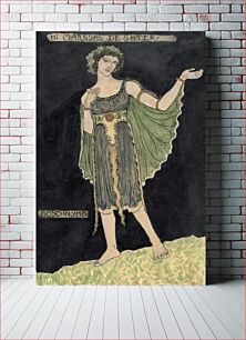 Πίνακας, Design for costume for Boschnymph (1910) by Richard Roland Holst