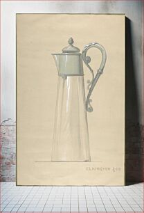 Πίνακας, Design for Glass and Silver Water Pitcher, with a Cover