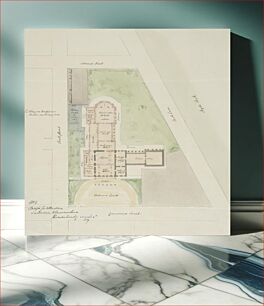 Πίνακας, Design for Grosvenor House, London: Plan