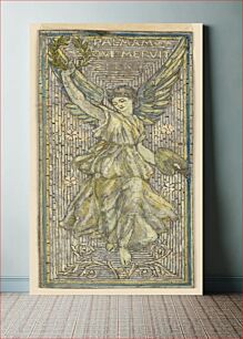 Πίνακας, Design for Mosaic or Stained Glass Window in Honor of a Painter (“Palmam Qui Meruit Ferat”), Francis Augustus Lathrop