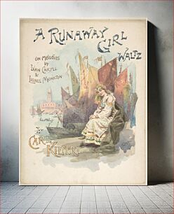 Πίνακας, Design for music cover: A Runaway Girl Waltz