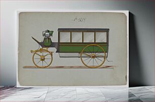 Πίνακας, Design for Omnibus or Wagonette, no. 3798