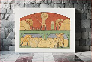 Πίνακας, Design for painting in the Berlage stock exchange: De Handel (1878–1938) by Richard Roland Holst