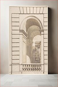 Πίνακας, Design for Stable Arches, Hôtel Candamo by Jules Edmond Charles Lachaise and Eugène Pierre Gourdet