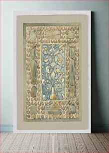 Πίνακας, Design for stained glass, Alice Cordelia Morse
