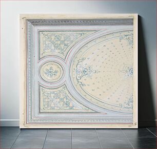 Πίνακας, Design for the decoration of a ceiling by Jules Lachaise and Eugène Pierre Gourdet