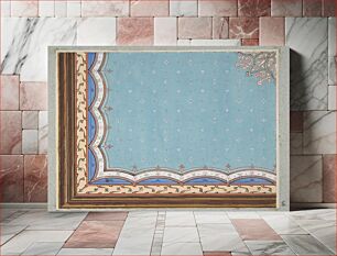 Πίνακας, Design for the painted decoration of a ceiling by Jules-Edmond-Charles Lachaise and Eugène-Pierre Gourdet