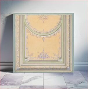 Πίνακας, Design for the painted decoration of a ceiling by Jules Edmond Charles Lachaise and Eugène Pierre Gourdet