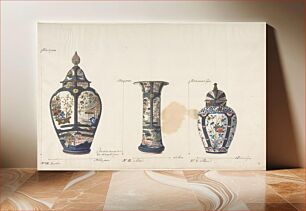 Πίνακας, Design for Three Vases