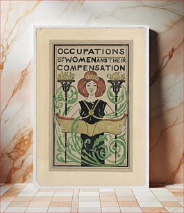 Πίνακας, Design for Title Page, "Occupations of Women and Their Compensation", Alice Cordelia Morse