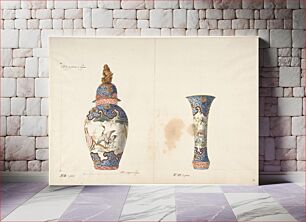 Πίνακας, Design for Two Vases