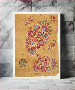 Πίνακας, Design for Woven Shawl with Paisley Motifs