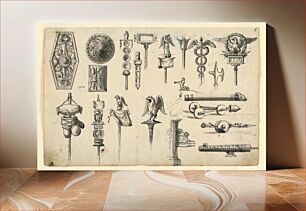Πίνακας, Designs for Roman Arms and Other Classical Motifs by Romolo Achille Liverani
