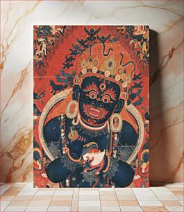 Πίνακας, Detail, 15th-century painting from Tibet, Central Tibetan - Mahakala, Protector of the Tent - (cropped) (cropped)