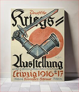 Πίνακας, Deutsche Kriegs-Ausstellung ... Leipzig 1916-17 / Erich Gruner