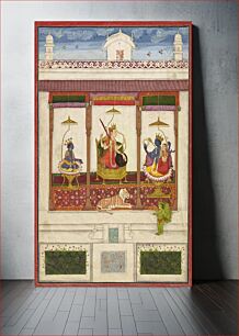 Πίνακας, Devi with Krishna and Vishnu in a Palace