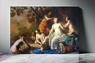 Πίνακας, Diana's toilet by Gerard Van Honthorst