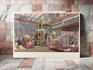 Πίνακας, Dickinsons' comprehensive pictures of the Great Exhibition of 1851, from the originals painted for H.R.H. Prince Albert, by Messrs. Nash, Haghe, and Roberts, R.A. .