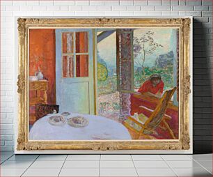 Πίνακας, Dining Room in the Country (1913) by Pierre Bonnard