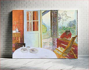 Πίνακας, Dining Room in the Country (1913) by Pierre Bonnard