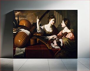 Πίνακας, Divine Inspiration of Music by Nicolas Regnier