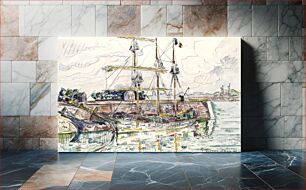 Πίνακας, Docks at Saint Malo (1927) by Paul Signac