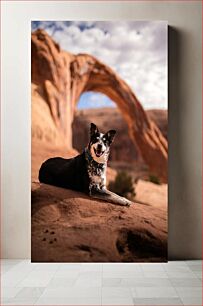 Πίνακας, Dog at Arch Σκύλος στην Αψίδα