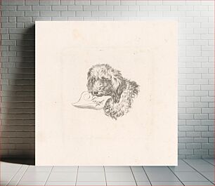 Πίνακας, Dog with a letter